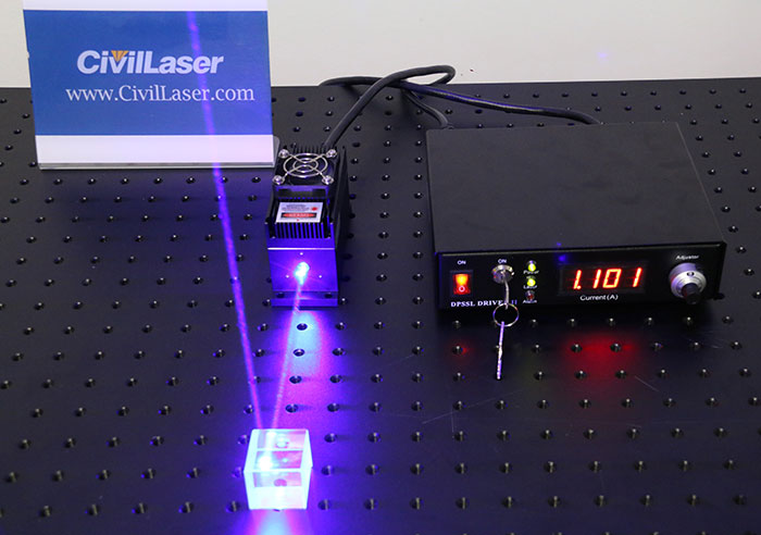 blue solid state laser 